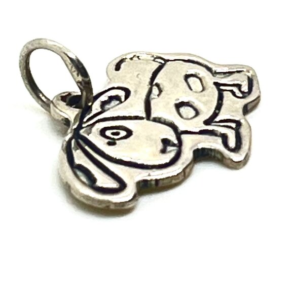 LUCY ANN BEAGLE DOG CHARM 925 STERLING SILVER USA FLOPPY EARS SPOTS PENDANT - Picture 5 of 10